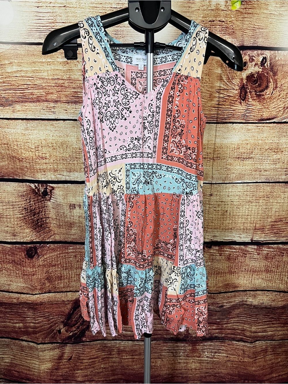 True Craft Sleeveless Mini Dress Size Small